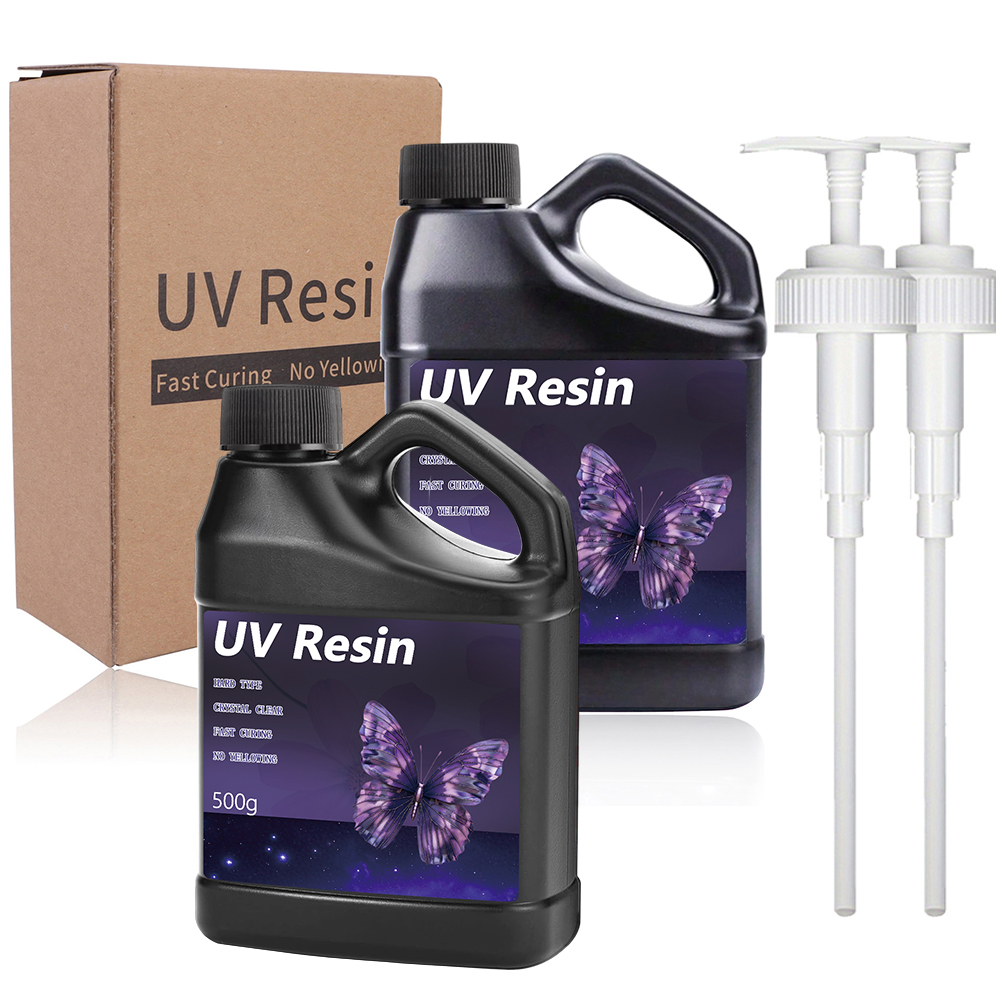 Woodworking Epoxy - UV Resin-Bulk Upgraded Crystal Clear Hard