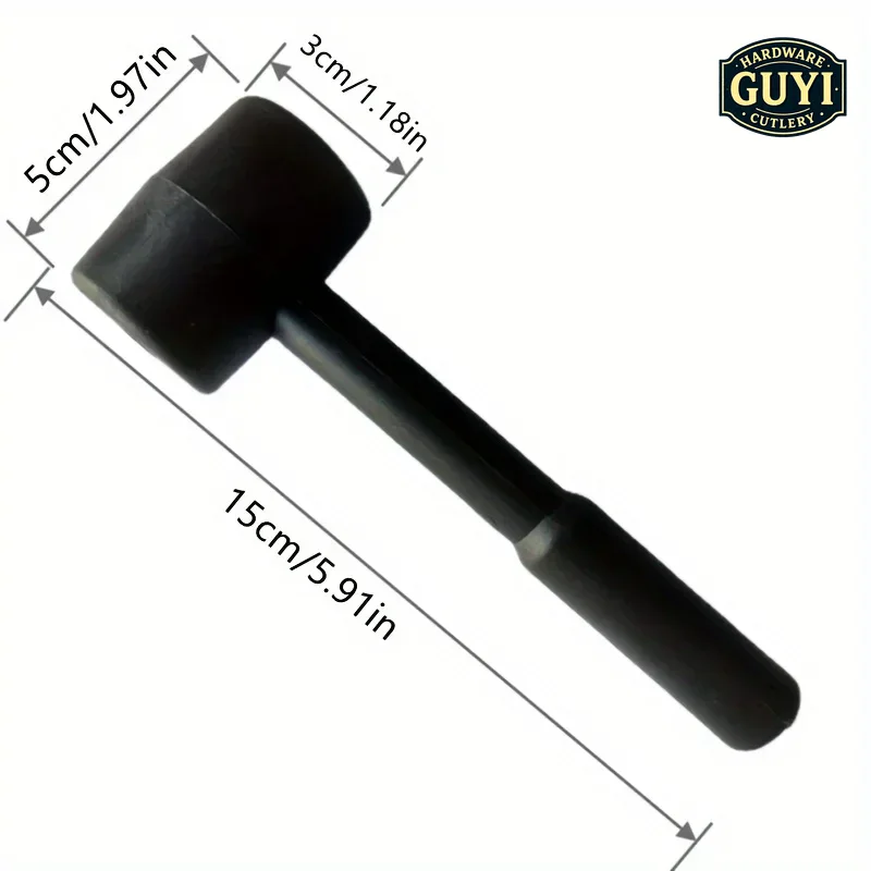 Woodworking Gift Ideas - Black rubber mallet - durable and