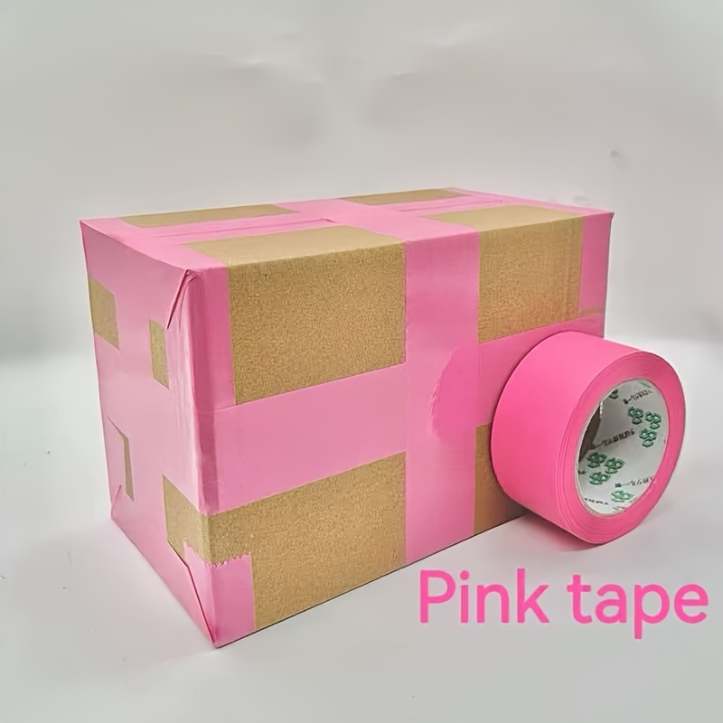 Woodworking Warehouse - 1pcs Pink Packing Tape, Vibrant, High
