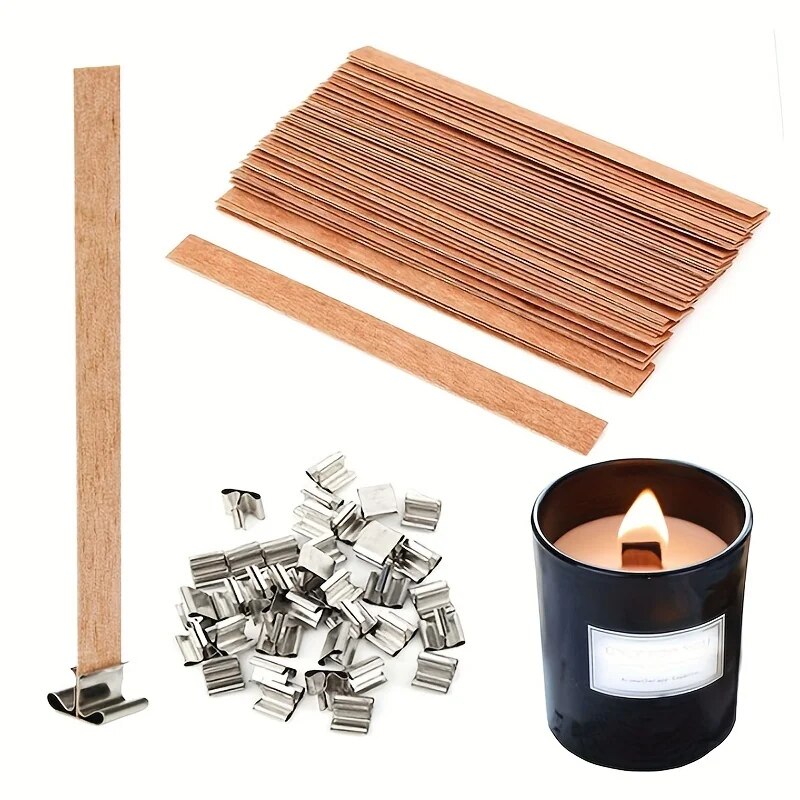 Woodworking Z Clips - 30pcs High Quality Wooden Candle Wick