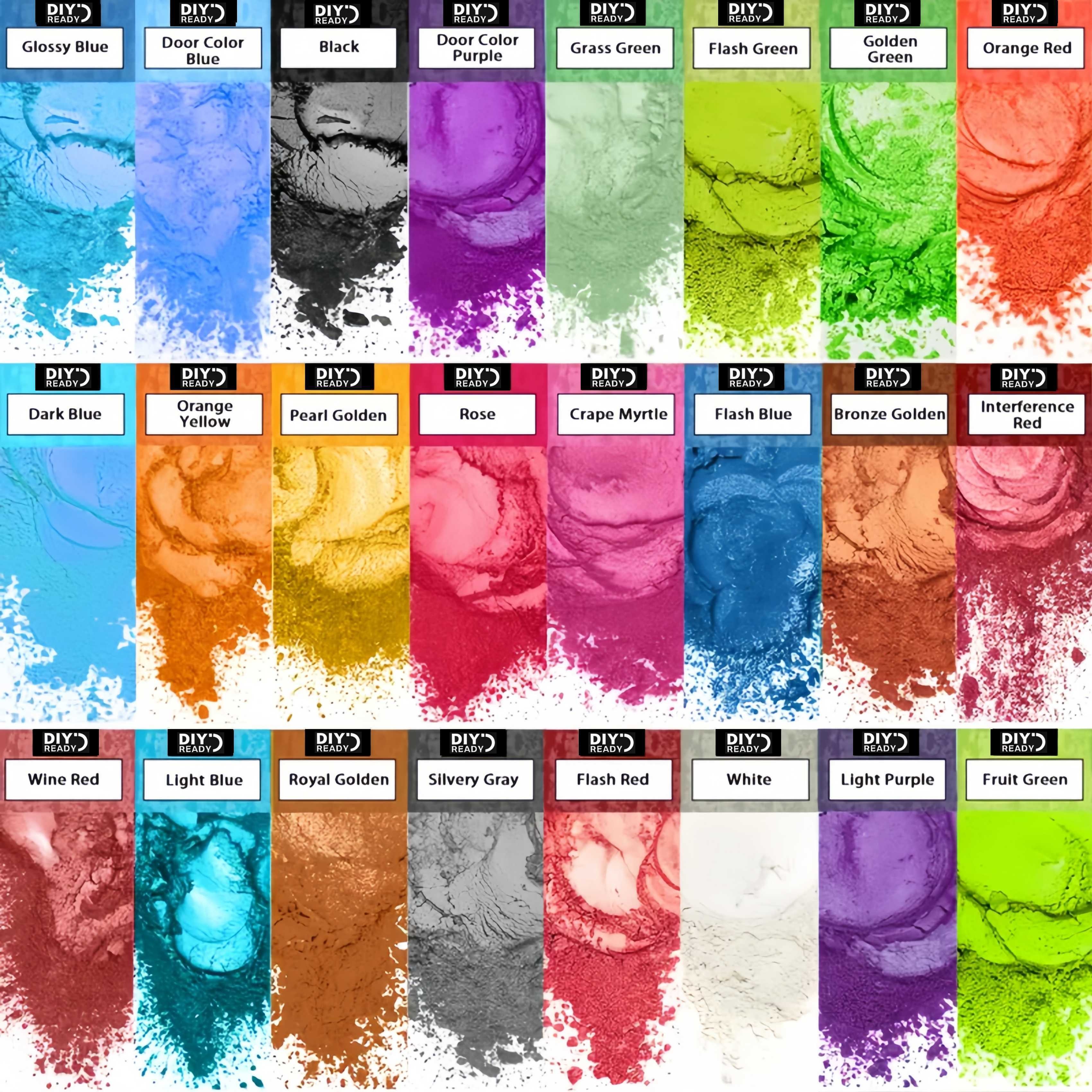 Woodworking Epoxy - 24 Colors/8 Colors 5g 0.18oz Pearlescent