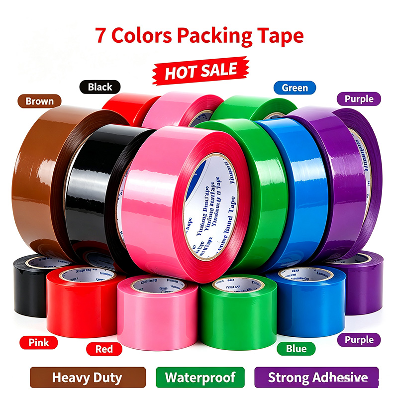 Woodworking Warehouse - Colorful Wear-Resistant Single-Sided Adhesive Shipping Tape