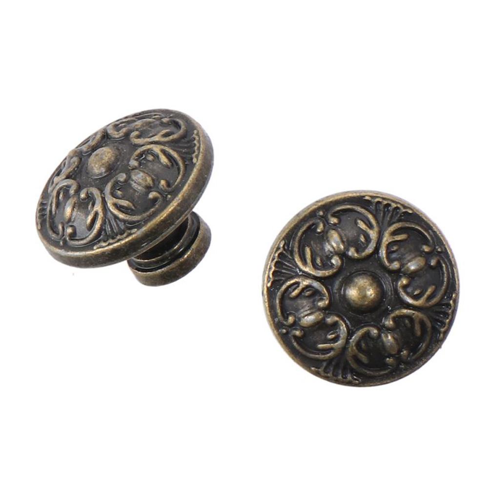 Woodworking Warehouse - Brass Bathroom Pulls Solid Round Single