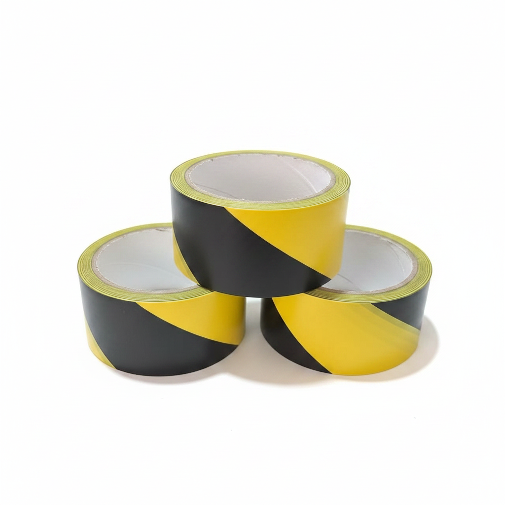 Woodworking Warehouse - 50mm x 18M Black & Yellow