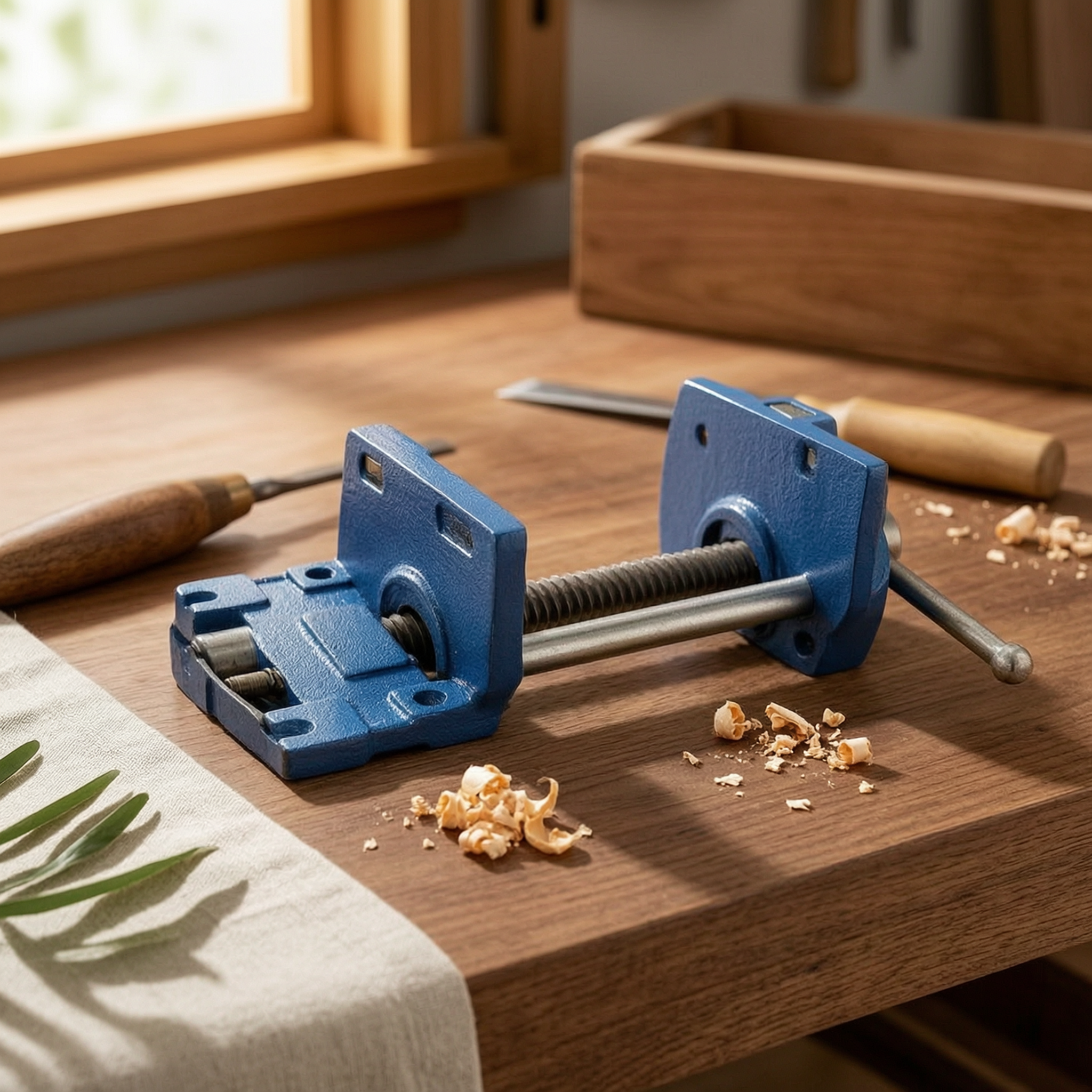 Woodworking Quick Release Vise - Woodworking Bench Vise Cast-Metal Quick-Release Vise