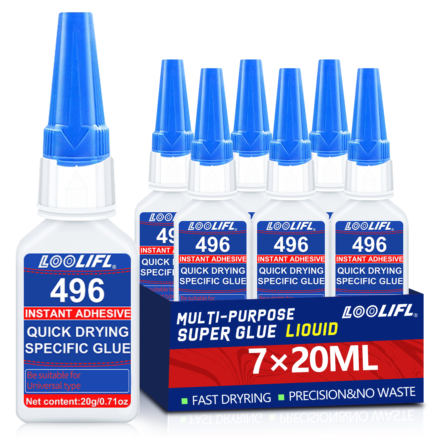 Woodworking Tool - 496 Multi-Purpose Super Glue Cyanoacrylate Adhesive