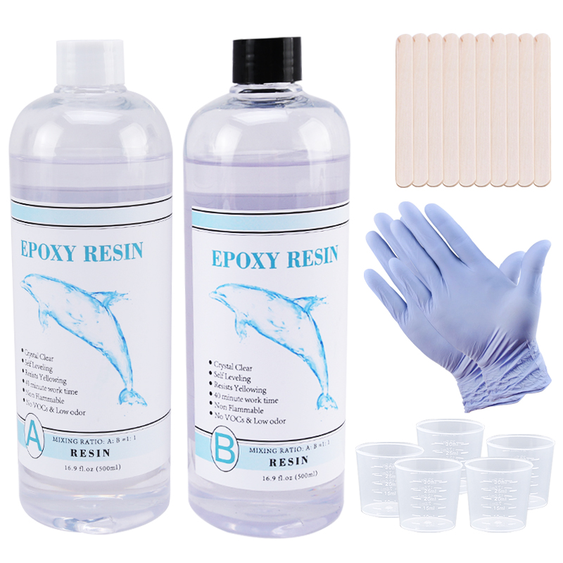 Woodworking Epoxy - 1:1 Clear Epoxy Resin Crystal Clear