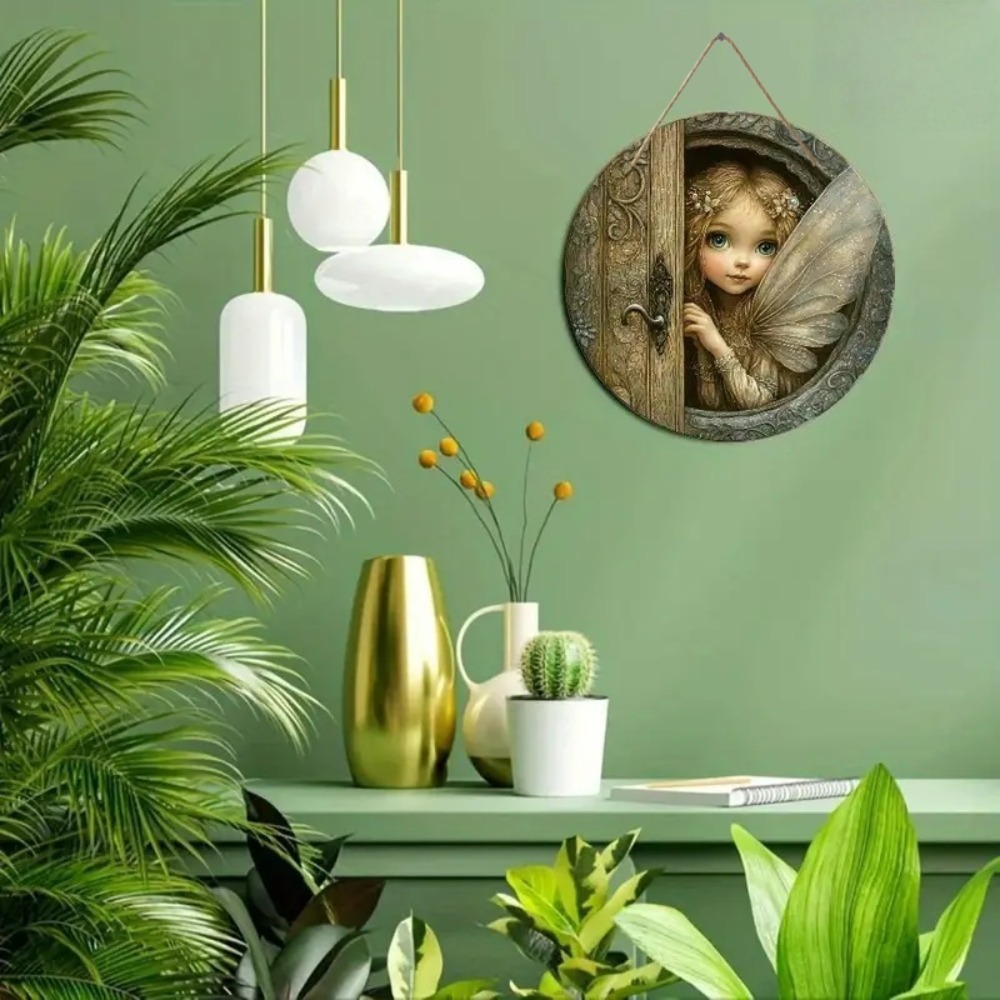 2D Charming Fairy Door Circula - Woodworking Logo review and price