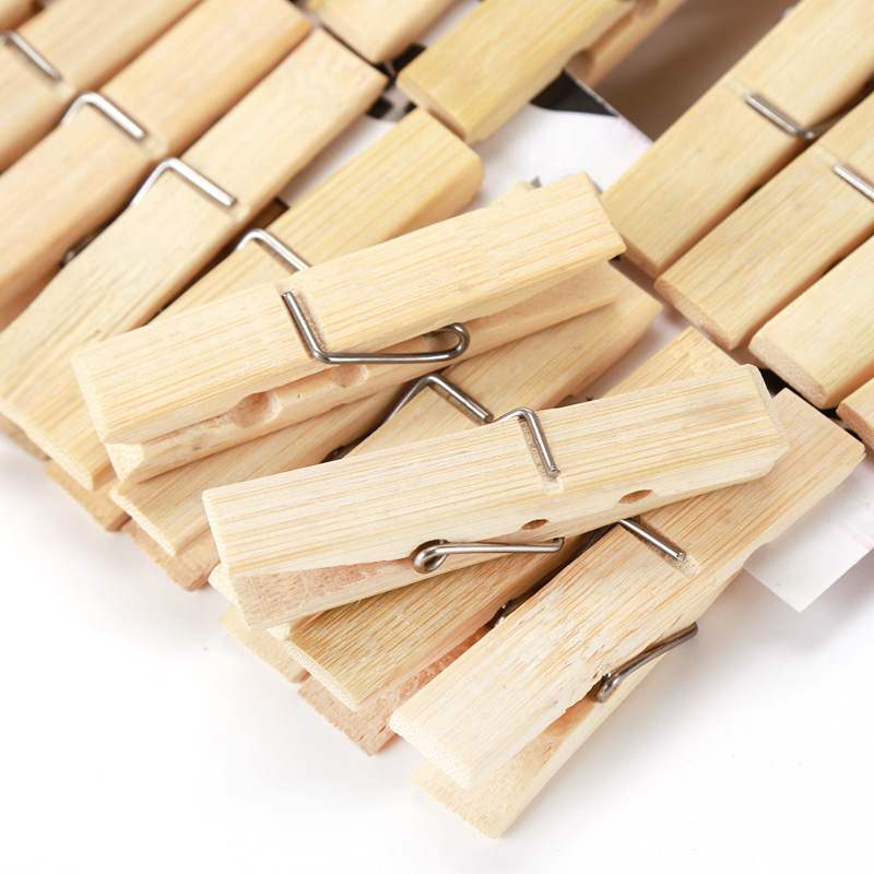 20Pcs Natural Bamboo Clothes P - Woodworking Z Clips review and price