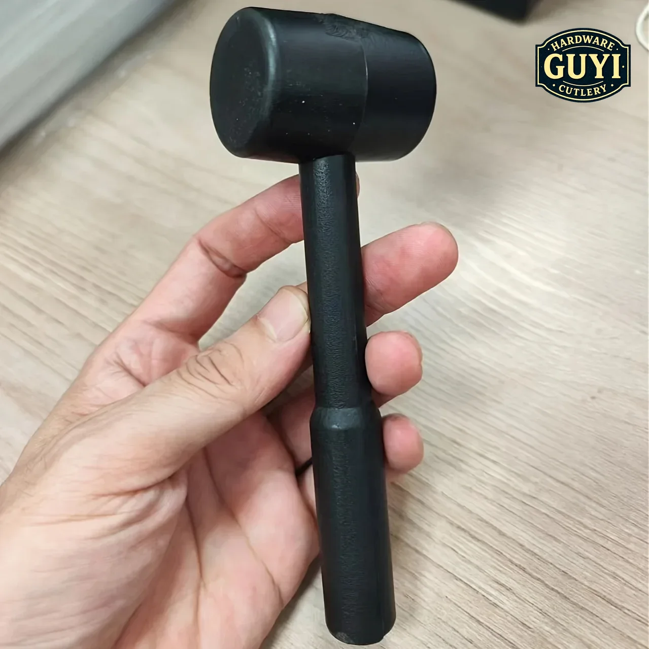 Black rubber mallet - durable  - Woodworking Gift Ideas review and price