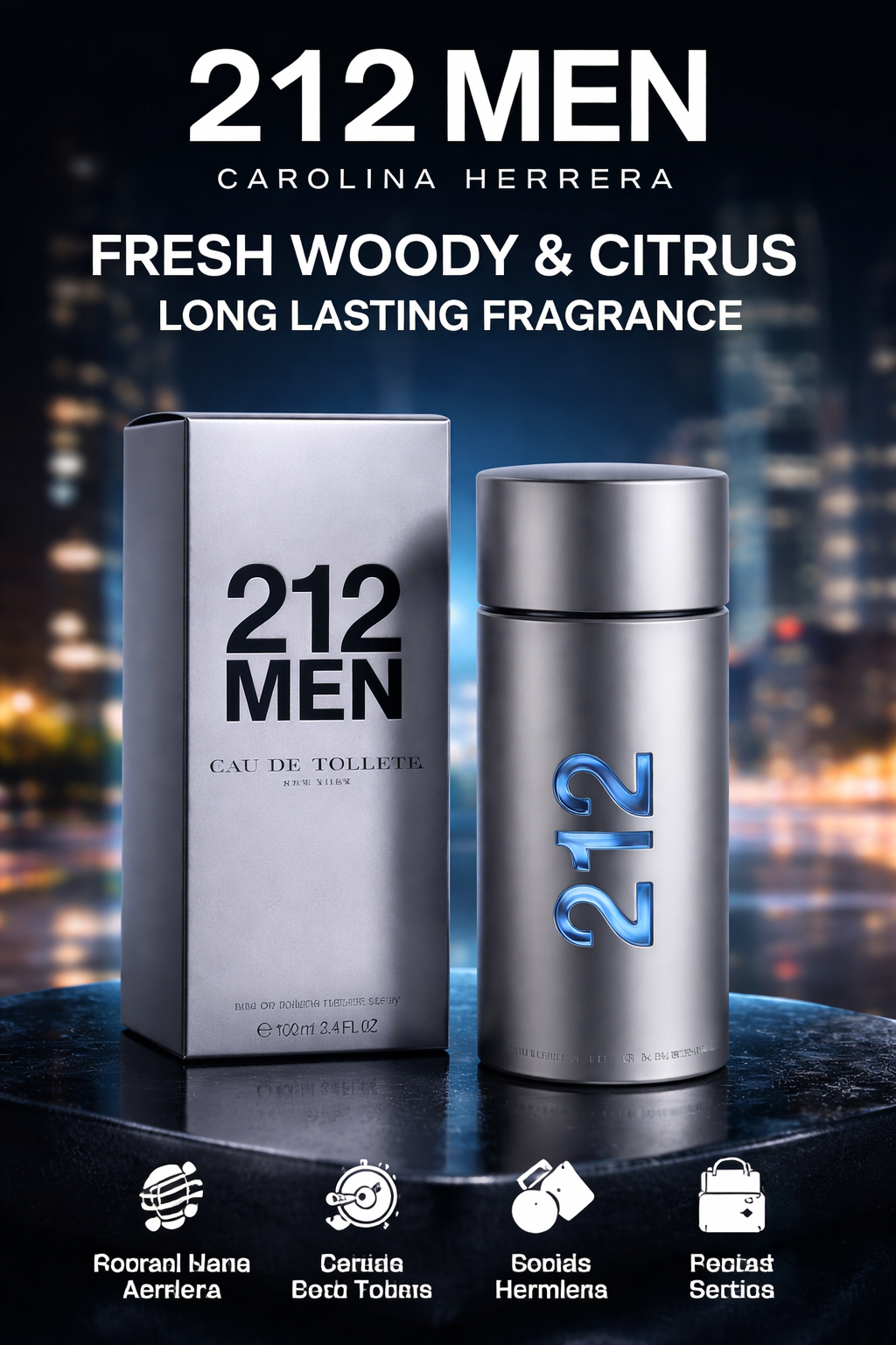 212 Men Perfume 100ml 3.4oz ED - Woodworking Gift Ideas review and price