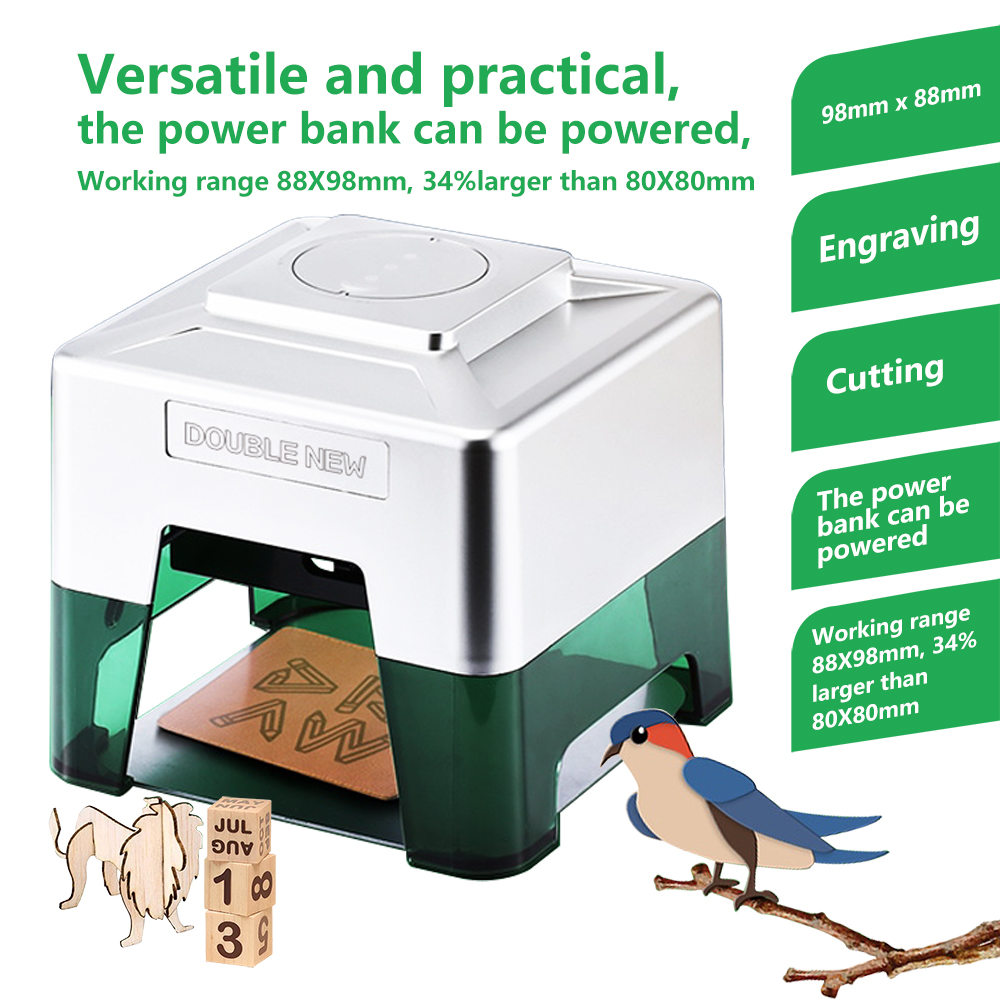 3W Mini Laser Engraver Portabl - Woodworking Logo review and price