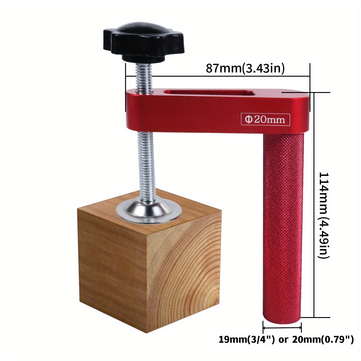 1pc 19mm/20mm Dog Hole Clamp W - Woodworking Z Clips review and price