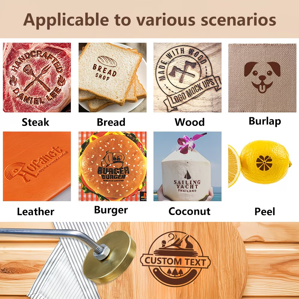 Customize Branding Iron Person - Woodworking Logo review and price