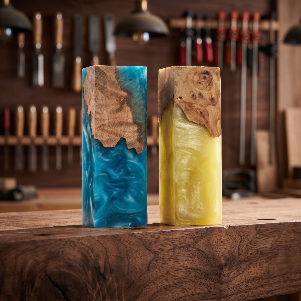 Marbled Epoxy Resin Burl Wood  - Woodworking Epoxy review and price