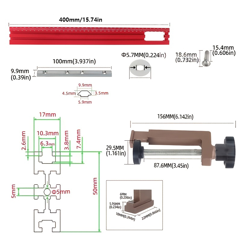 40cm Trimming Milling Groove E - Woodworking Z Clips review and price
