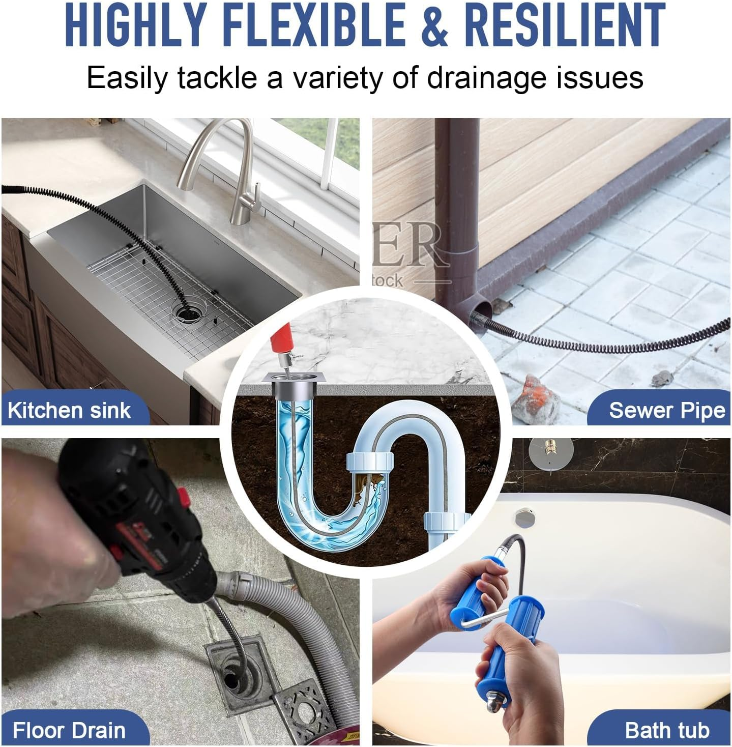 12mm Galvanized Drain Auger Ex - Woodworking Unlimited review and price