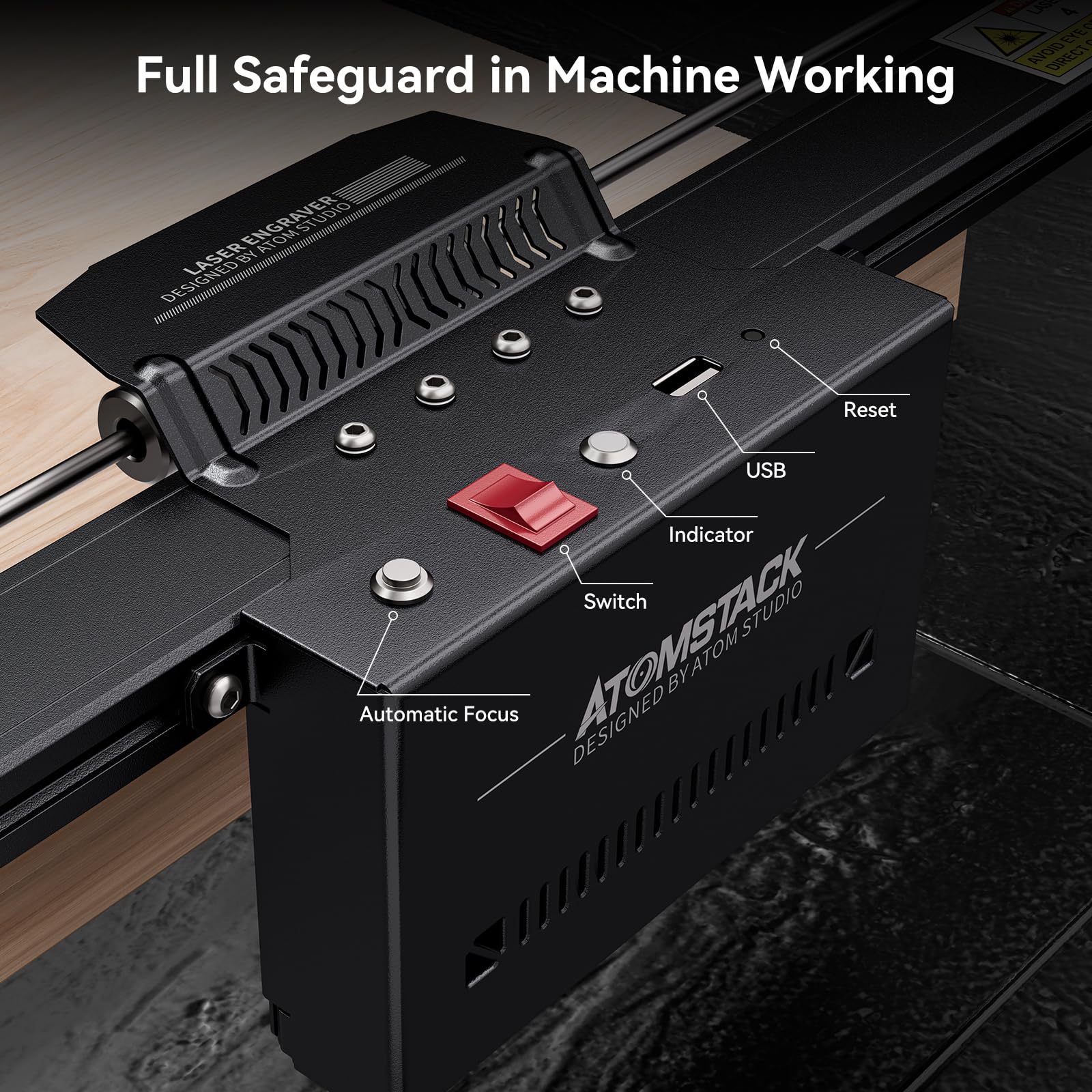 ATOMSTACK A70 X70 Pro 70W Lase - Woodworking Logo review and price