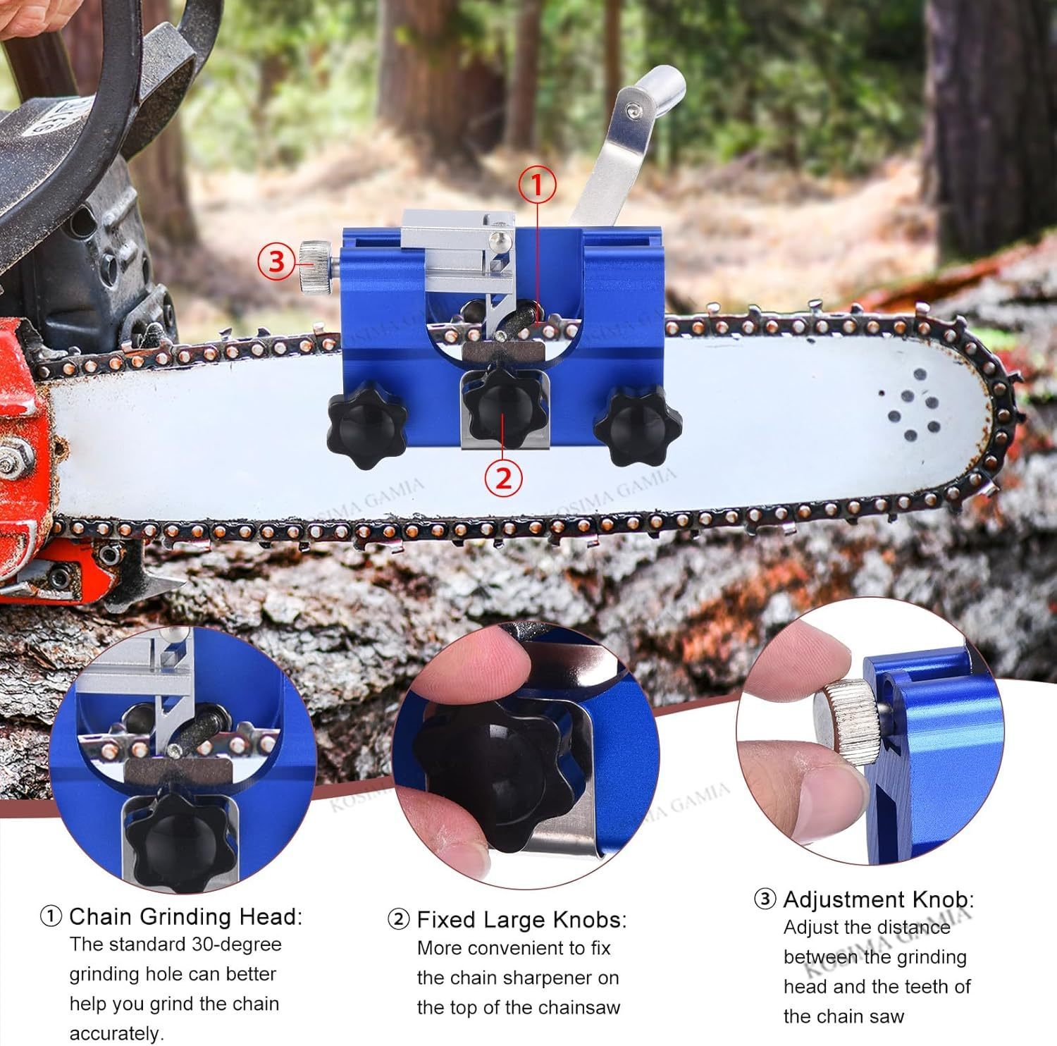 Portable Manual Chain Saw Blad - Woodworking Ai review and price