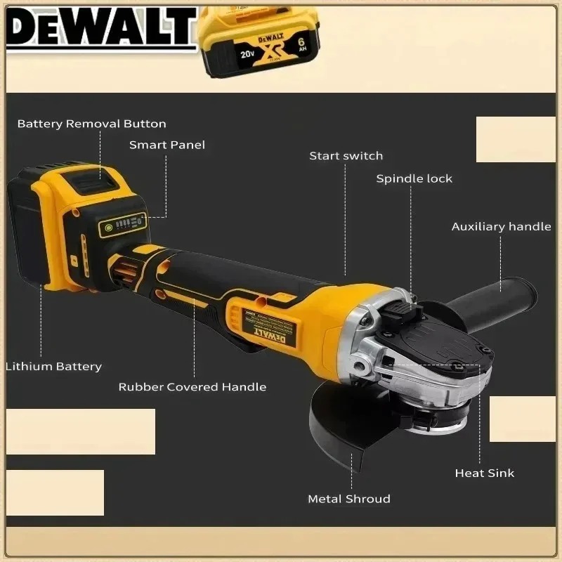Dewalt DCG406 125MM Angle Grin - Woodworking Ai review and price
