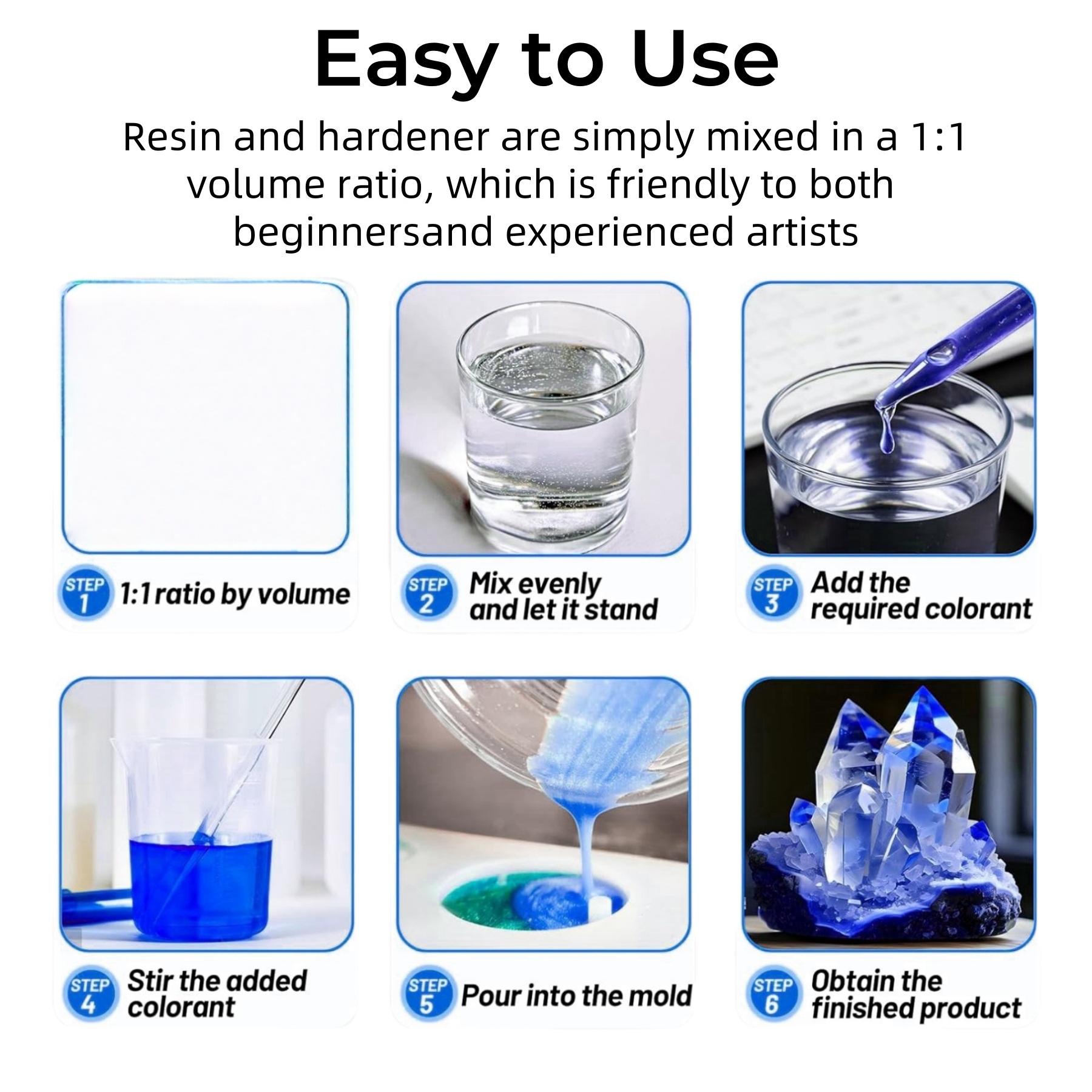 1:1 Crystal Clear Epoxy Resin  - Woodworking Epoxy review and price