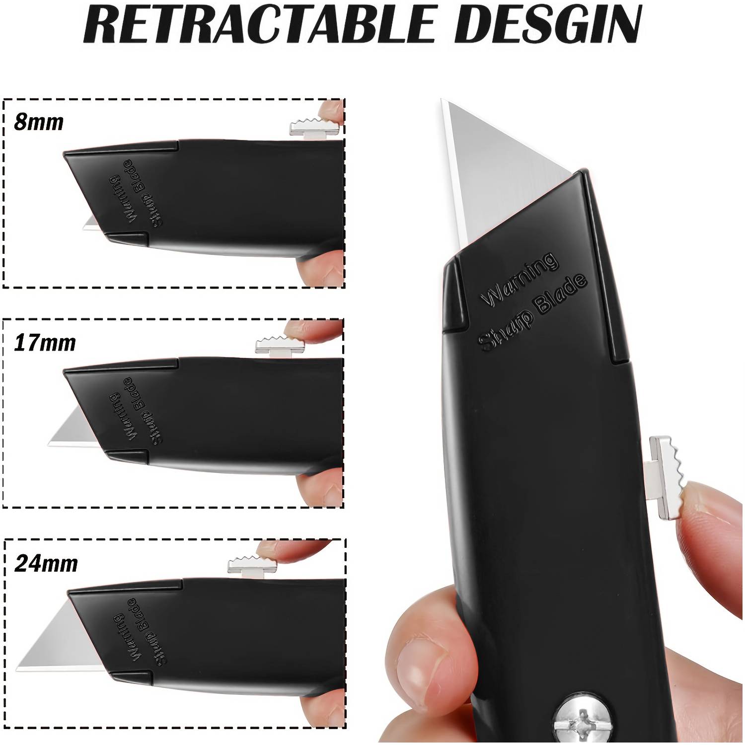 1/2PCS Utility Knife Retractab - Woodworking Warehouse review and price