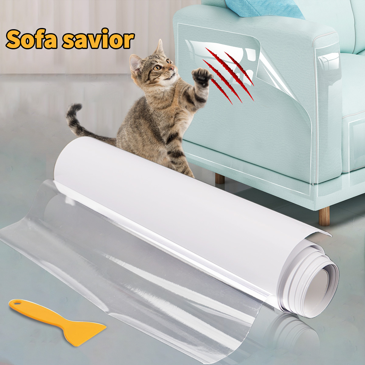 Transparent Self-Adhesive Cat  - Woodworking Mask review and price