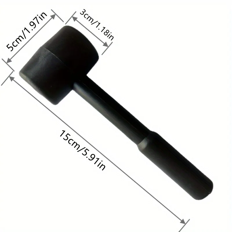 Black rubber mallet - durable  - Woodworking Gift Ideas review and price