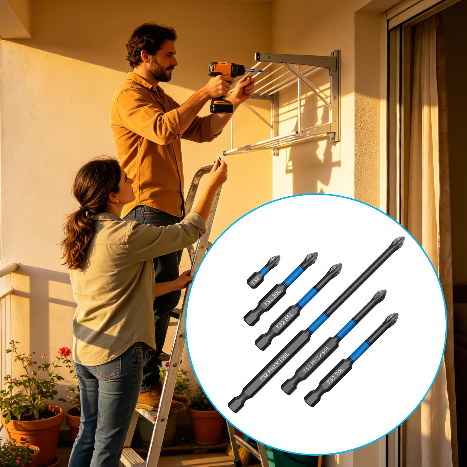 Drill Screwdriver Bit Set 6-Pi - Woodworking Tool review and price