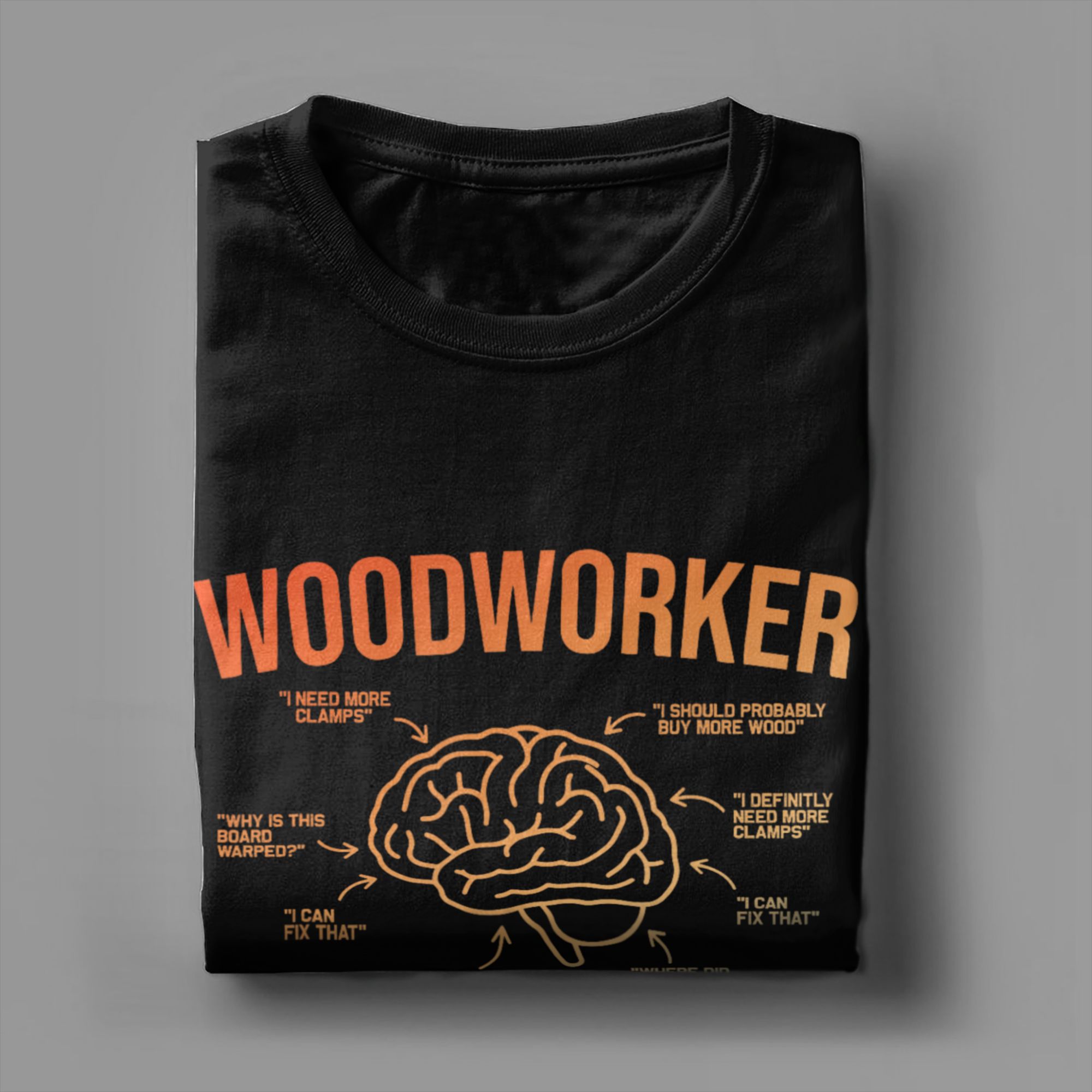 Men T-Shirt Woodworker Brain F - Woodworking Gift Ideas review and price