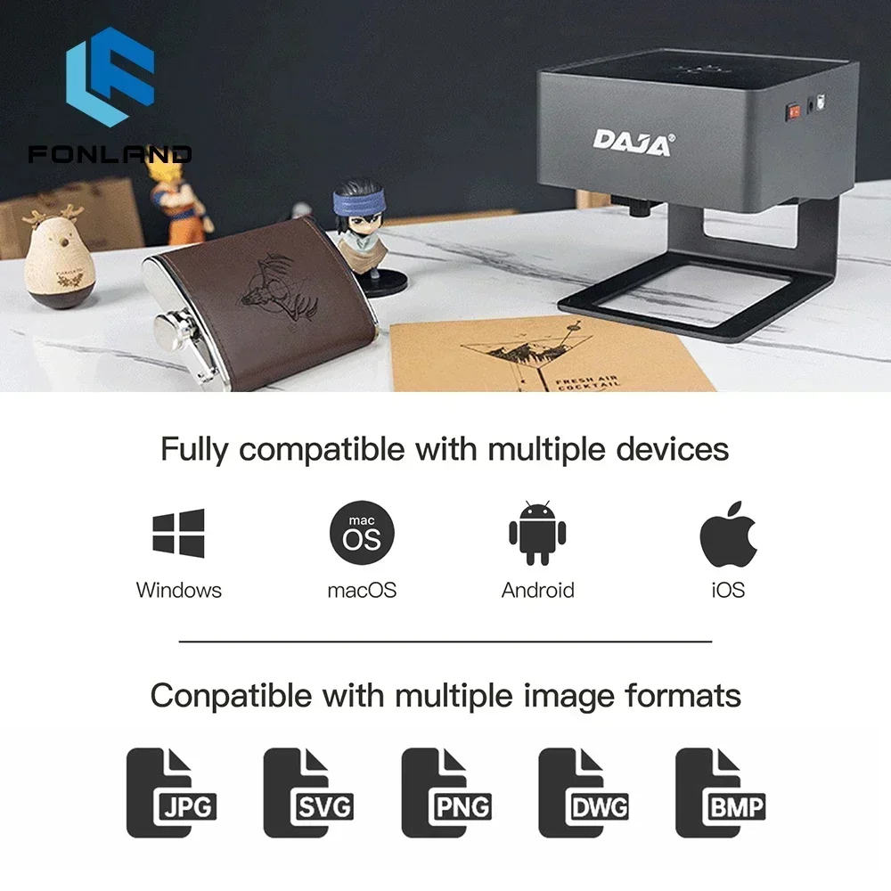 FONLAND DJ6 Laser Engraver CNC - Woodworking Logo review and price