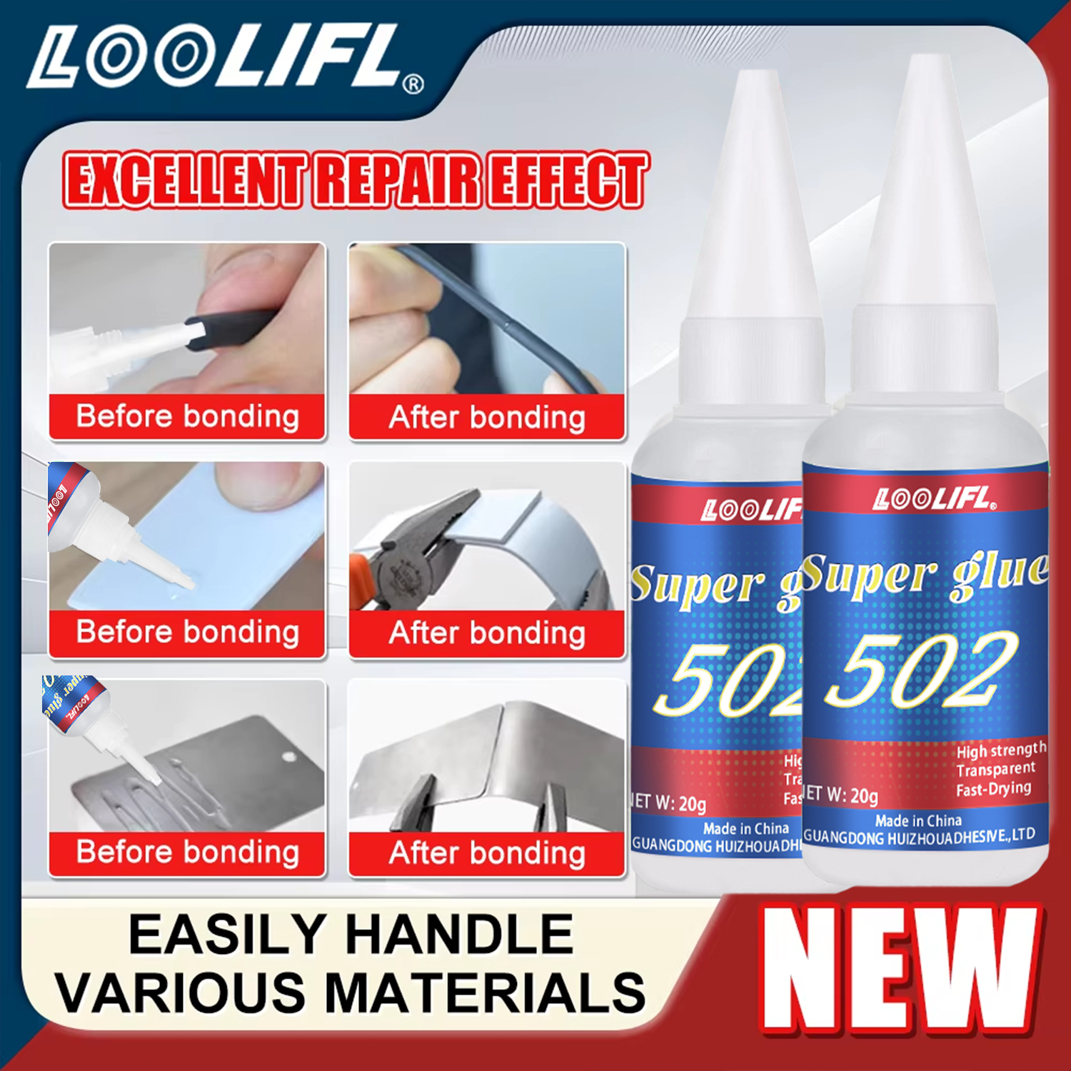 LOOLIFL 1-7pcs 502 Super Glue  - Woodworking Tool review and price