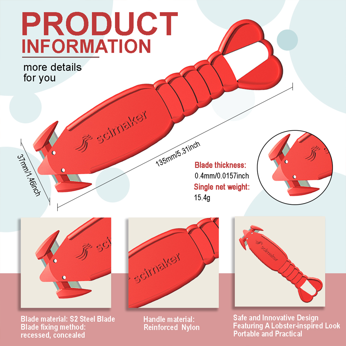 Scimaker Safety Box Cutter Ope - Woodworking Warehouse review and price