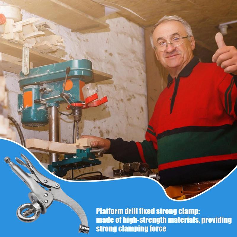 Drill Press Locking Clamp 9 In - Woodworking Quick Release Vise review and price