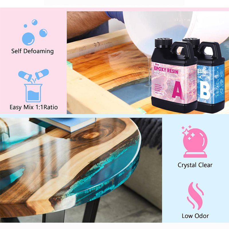 Crystal Clear 1:1 Epoxy Resin  - Woodworking Epoxy review and price