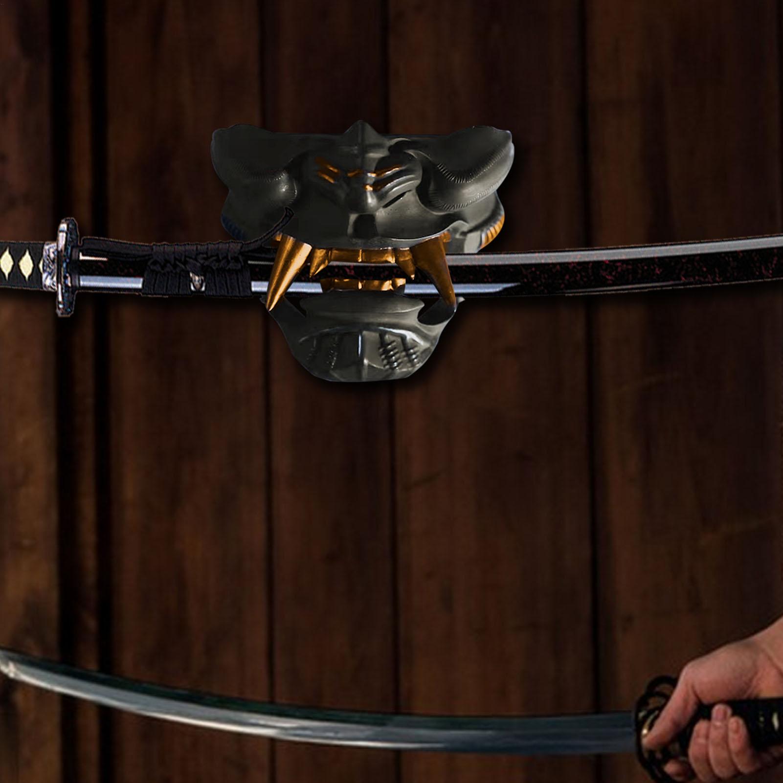Wall Mount Wooden Sword Stand  - Woodworking Mask review and price