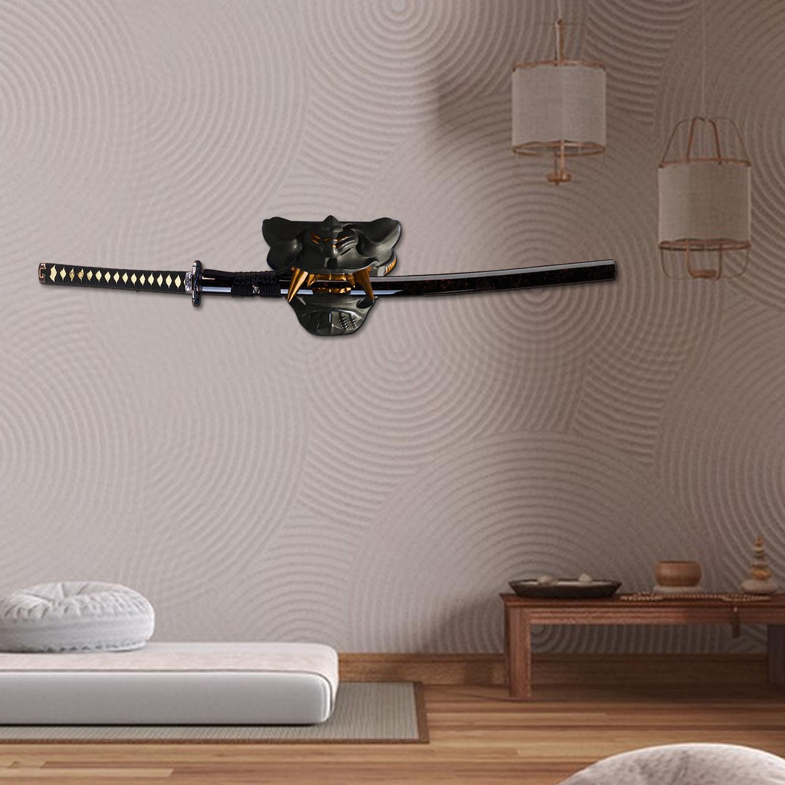 Wall Mount Wooden Sword Stand  - Woodworking Mask review and price