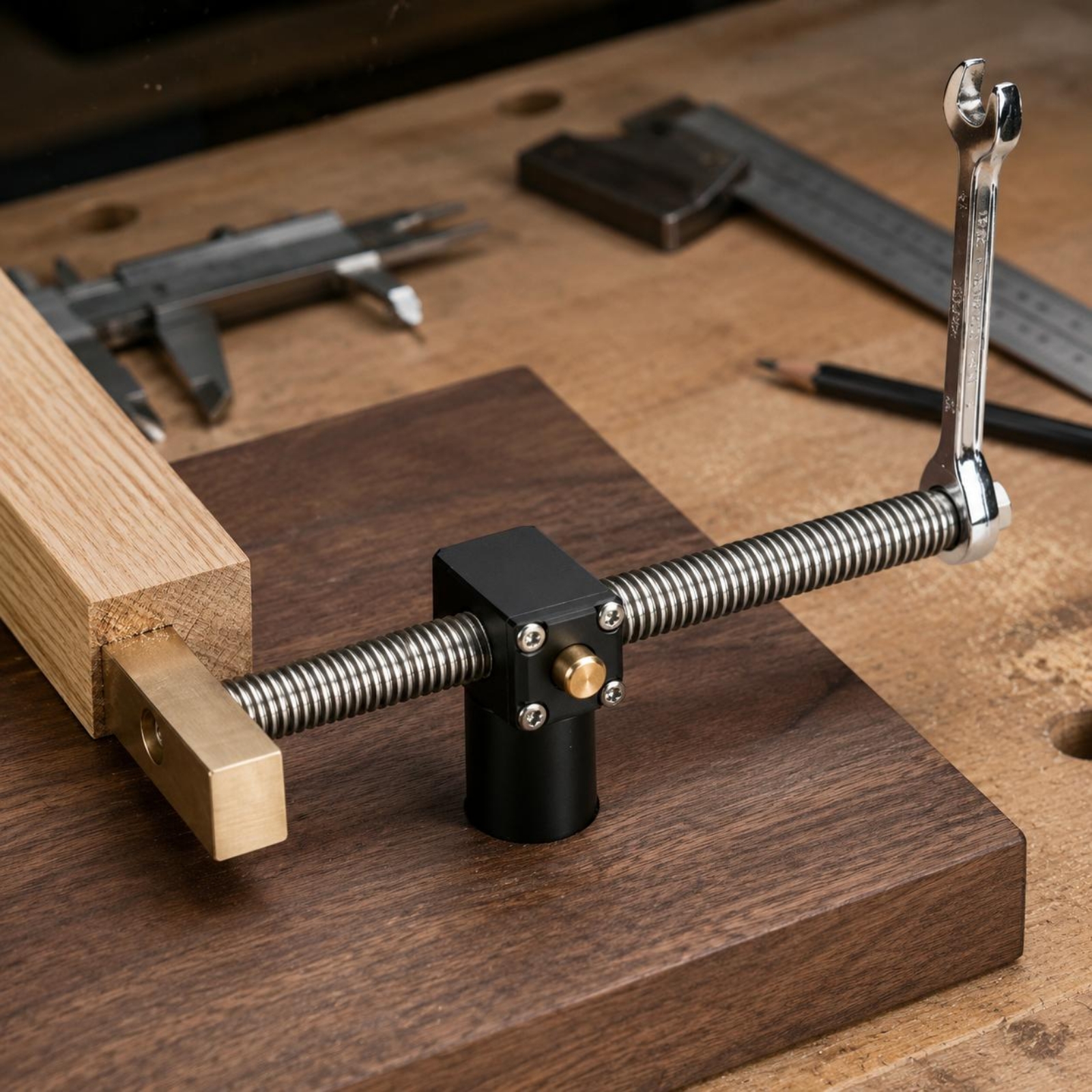 Quick-Release Vise Clamp Threa - Woodworking Quick Release Vise review and price