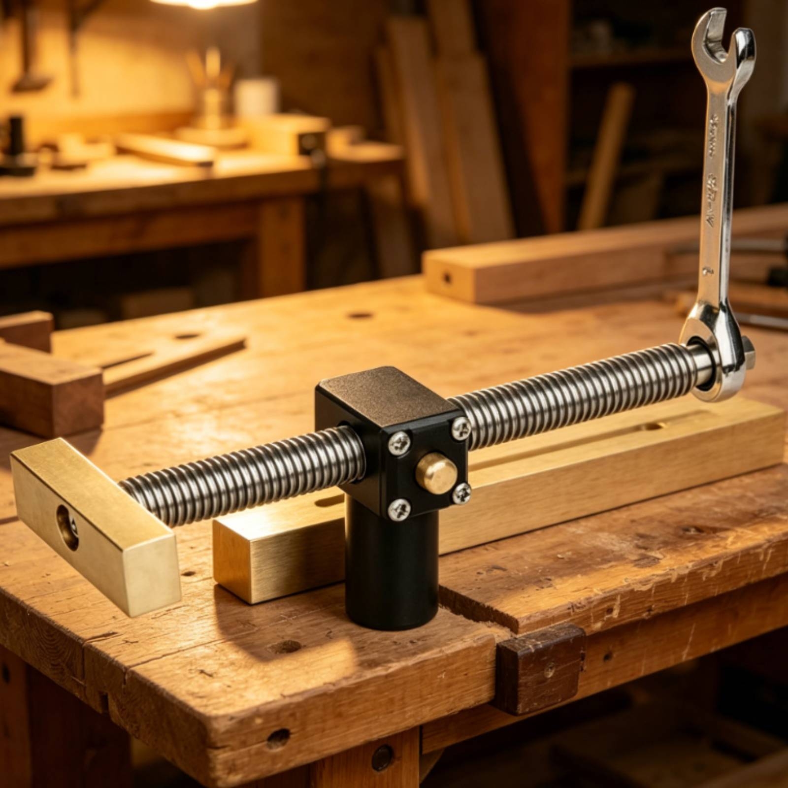 Quick-Release Vise Clamp Threa - Woodworking Quick Release Vise review and price
